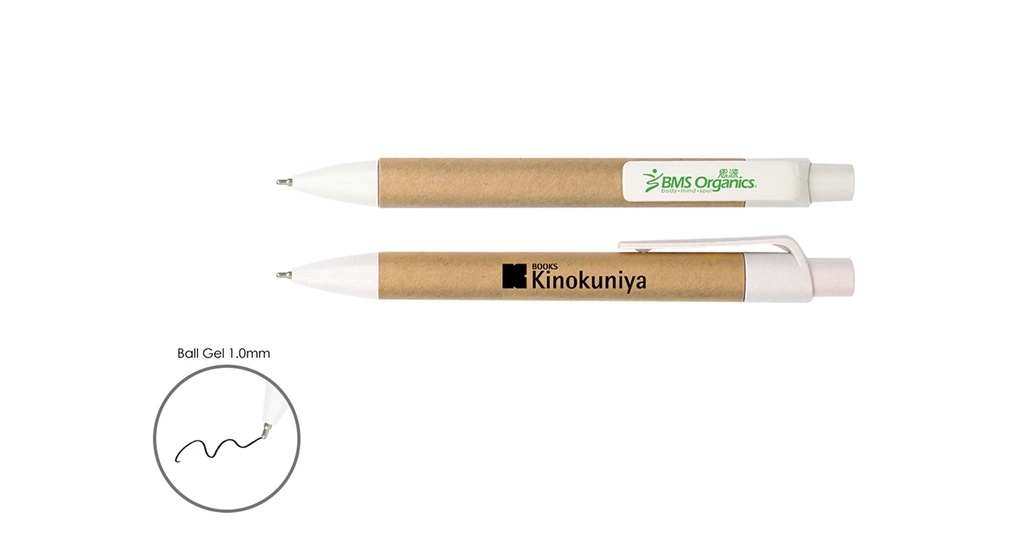 Eco Paper Ball Gel Pen - Image 2