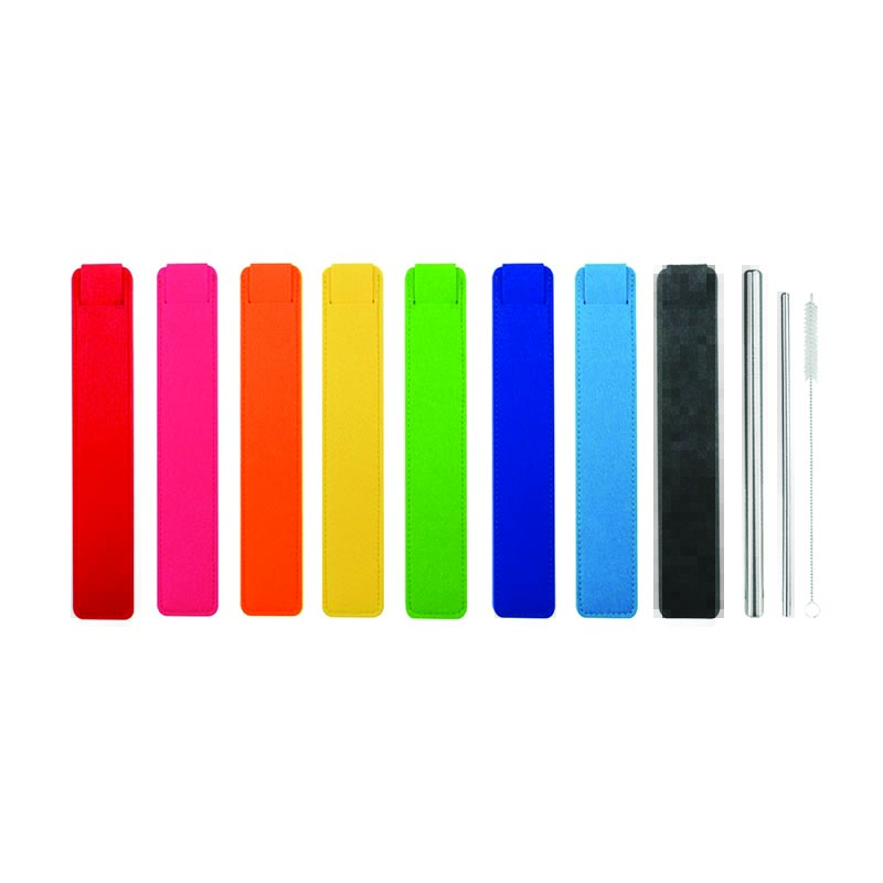 FEEL - Straw Set with Felt Pouch ID - Image 5
