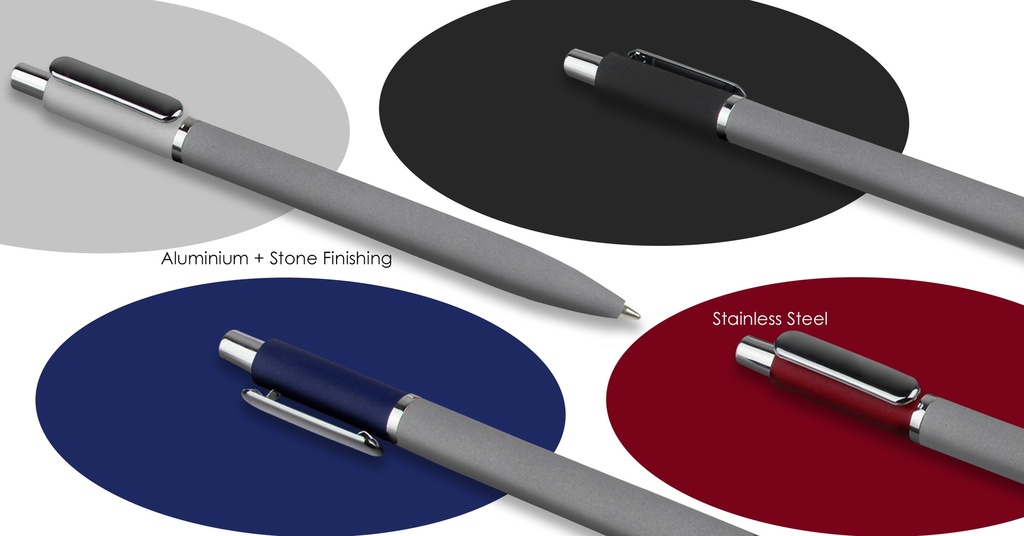 GRYT - Stone-finish Metal Ball Pen - Image 3