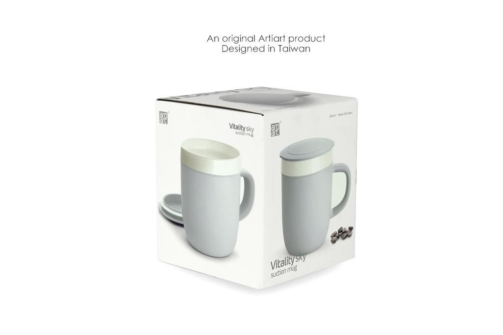 ARTIART VITALITY SKY - Ceramic Suction Mug - Image 7